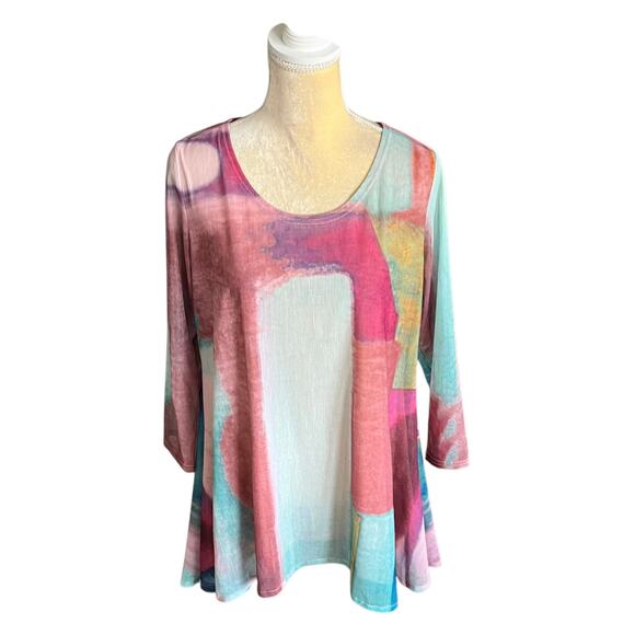 Lior Paris Colorful Tunic Top Size Medium - Picture 1 of 8
